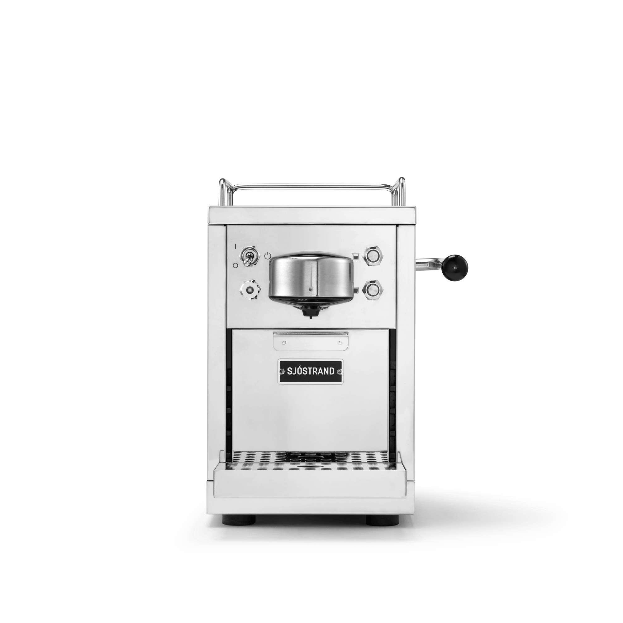 The Original Nespresso-compatible espresso machine with stainless steel body and minimalist design