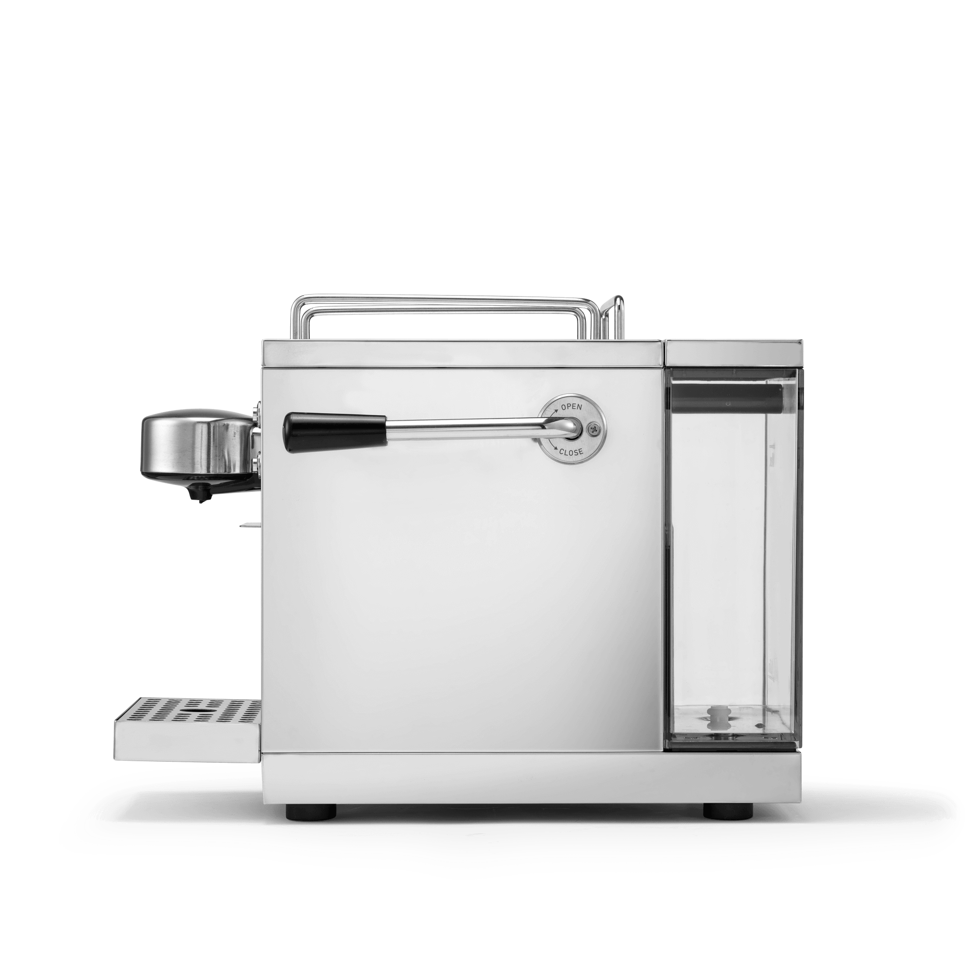 The Original Nespresso-compatible espresso machine with stainless steel body and minimalist design