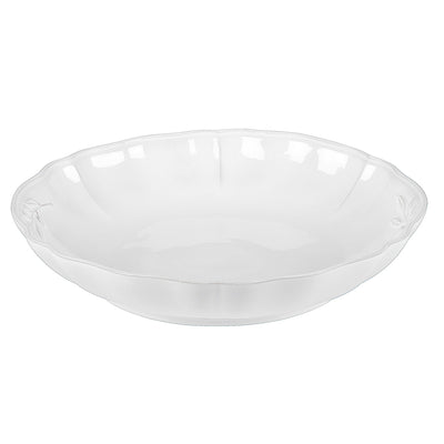 Costa Nova Alentejo pasta serving bowl 34 cm in White stoneware