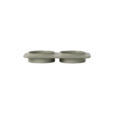 Costa Nova Âmbar stoneware collection – 2-section rectangular tray