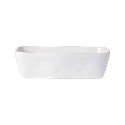 Costa Nova Aparté rectangular baker 26/30 cm in White stoneware
