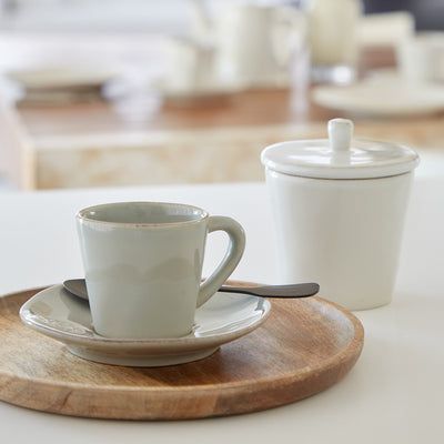 Costa Nova Aparté sugar bowl 210 ml in White stoneware