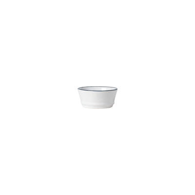 Costa Nova Beja ramekin butter dish 7/9 cm in White & Blue stoneware