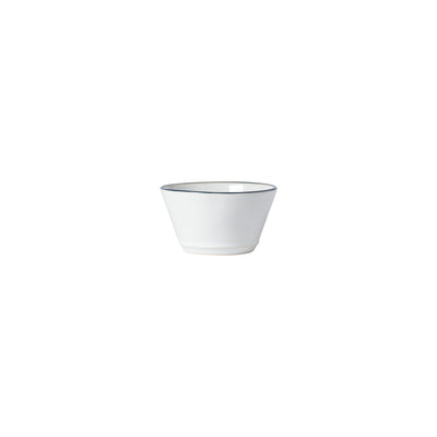 Costa Nova Beja ramekin butter dish 7/9 cm in White & Blue stoneware