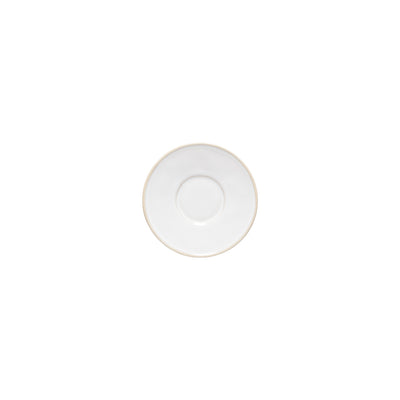 Costa Nova Beja coffee saucer 13/17 cm in White & Cream stoneware