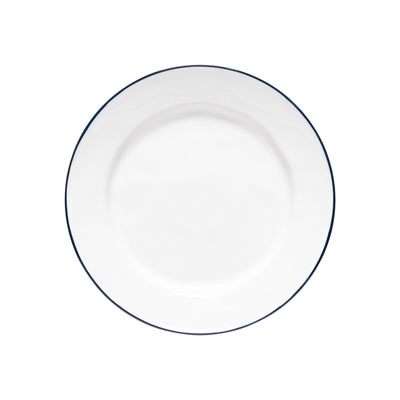 Costa Nova Beja dinner plate 15/23/28 cm in White & Blue stoneware
