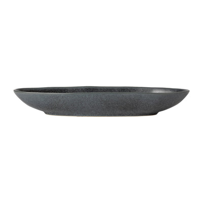 Costa Nova Boutique oval platter 33/41 cm in Mountain Black stoneware