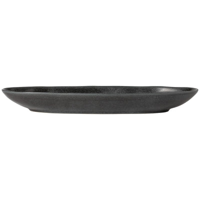 Costa Nova Boutique oval platter 33/41 cm in Mountain Black stoneware