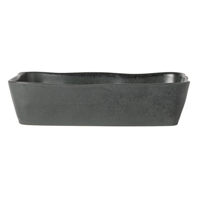 Costa Nova Boutique rectangular baker 22/30 cm in Mountain Black stoneware