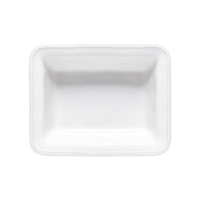Costa Nova Fontana rectangular baker 27/29/35 cm in Cloud White stoneware