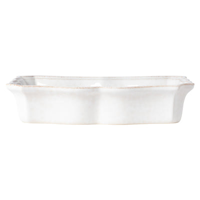 Costa Nova Impressions rectangular baker 24/30/35 cm in Cloud White stoneware