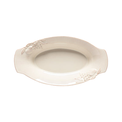 Costa Nova Madeira Harvest oval gratin 25/32 cm in Vanilla Cream stoneware