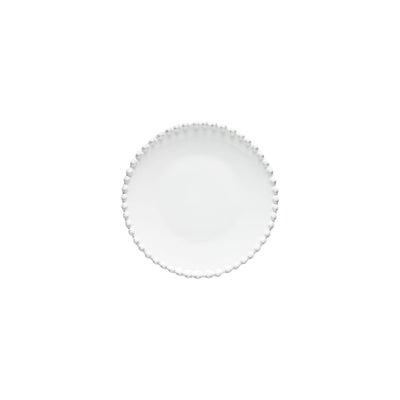 Costa Nova Pearl bread plate 17 cm in White stoneware
