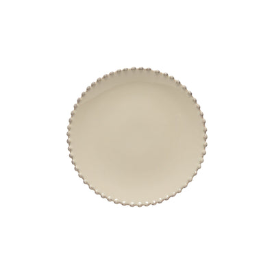 Costa Nova Pearl salad & dessert plate 22 cm in Cream stoneware