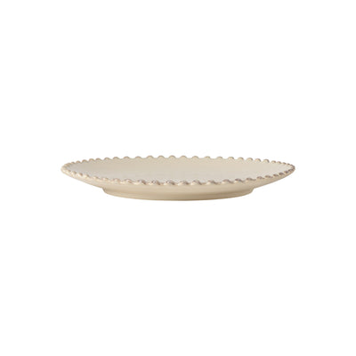 Costa Nova Pearl salad & dessert plate 22 cm in Cream stoneware