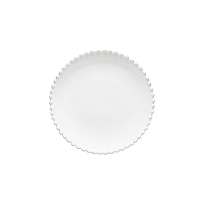 Costa Nova Pearl salad & dessert plate 22 cm in White stoneware