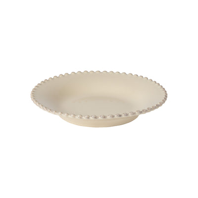 Costa Nova Pearl soup & pasta plate 24 cm in Cream stoneware