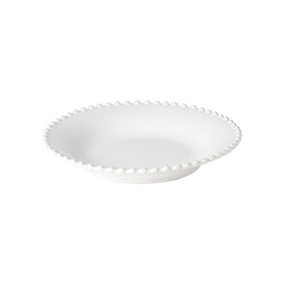 Costa Nova Pearl soup & pasta plate 24 cm in White stoneware