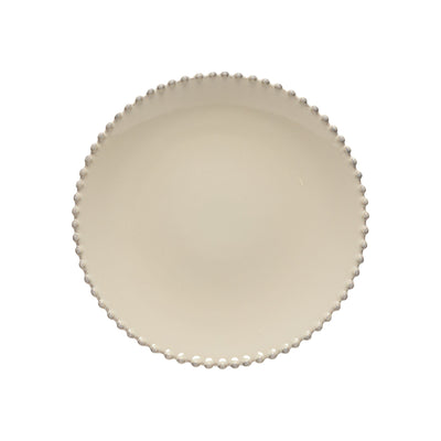 Costa Nova Pearl dinner plate 25/28 cm in Cream stoneware