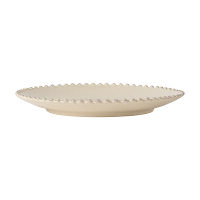 Costa Nova Pearl dinner plate 25/28 cm in Cream stoneware