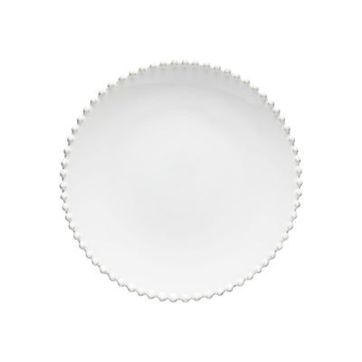 Costa Nova Pearl dinner plate 25/28 cm in White stoneware