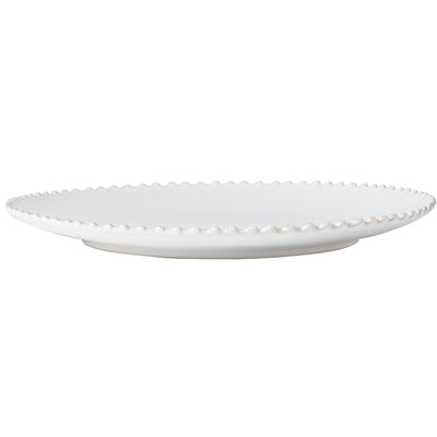 Costa Nova Pearl charger plate/platter 33 cm in White stoneware