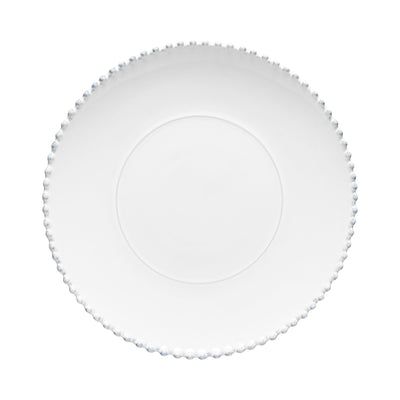 Costa Nova Pearl charger plate/platter 33 cm in White stoneware