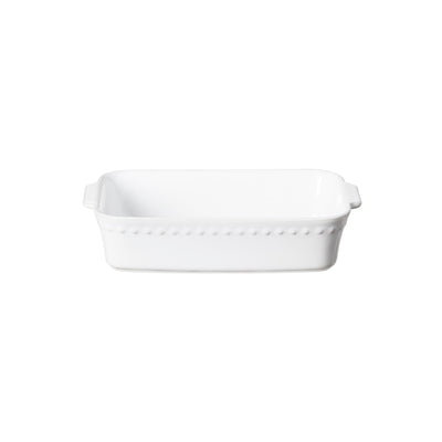 Costa Nova Pearl rectangular baker 27/33/38 cm in White stoneware