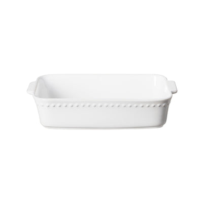 Costa Nova Pearl rectangular baker 27/33/38 cm in White stoneware