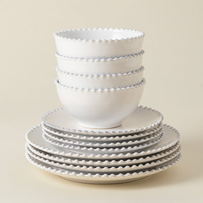 Costa Nova Pearl 12-piece stoneware set