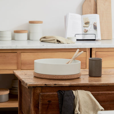 Costa Nova Redonda serving bowl 21/29 cm in White stoneware
