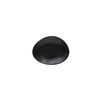 Costa Nova Riviera oval plate 16 cm in Sable black stoneware