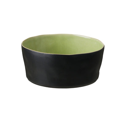 Costa Nova Riviera serving bowl 24 cm in Vert Frais green stoneware