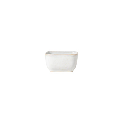 Costa Nova Roda square bowl 9 cm in Branca stoneware