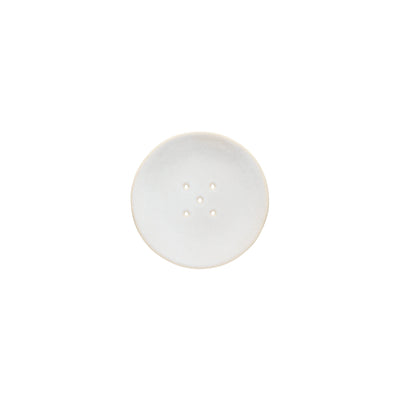Costa Nova Roda round colander dish 16 cm in Branca stoneware