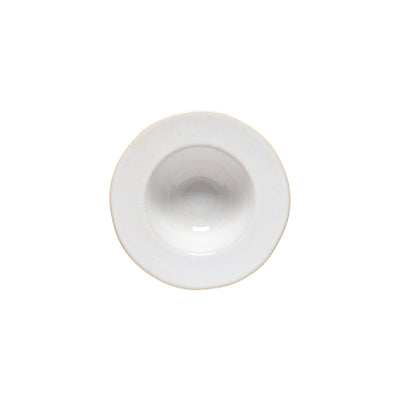 Costa Nova Roda deep rimmed plate 19/22 cm in Branca stoneware