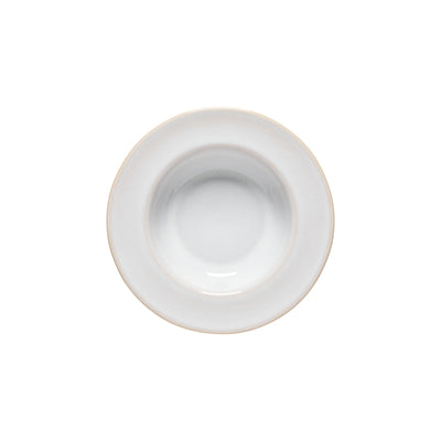Costa Nova Roda deep rimmed plate 19/22 cm in Branca stoneware