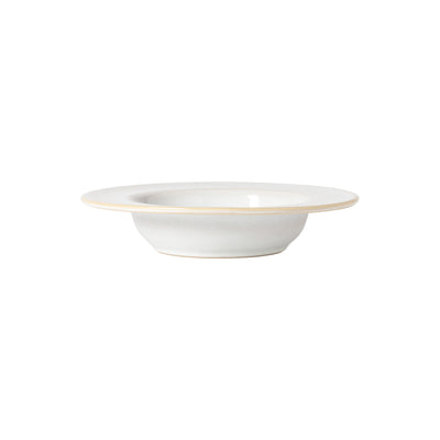Costa Nova Roda deep rimmed plate 19/22 cm in Branca stoneware