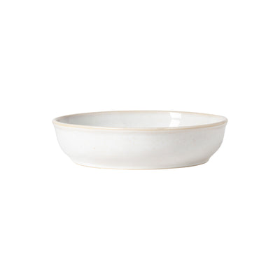 Costa Nova Roda deep round plate 16/22 cm in Branca stoneware