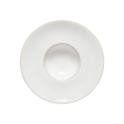Costa Nova Roda wide-rim pasta plate 250/460 ml in Branca stoneware