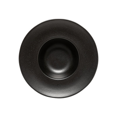 Costa Nova Roda wide-rim pasta plate 250/460 ml in Black stoneware