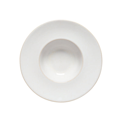 Costa Nova Roda wide-rim pasta plate 250/460 ml in Branca stoneware