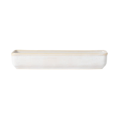 Costa Nova Roda deep rectangular tray 18/27/36 cm in Branca stoneware