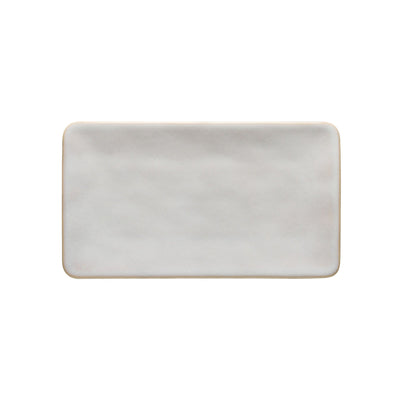 Costa Nova Roda rectangular plate 19/28/29 cm in Branca stoneware