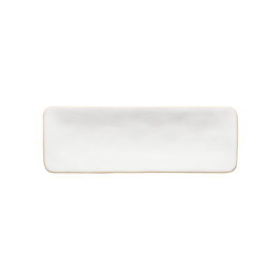 Costa Nova Roda rectangular plate 19/28/29 cm in Branca stoneware