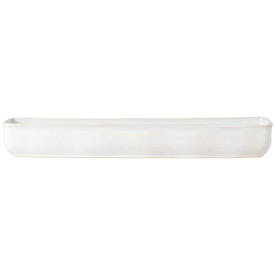 Costa Nova Roda deep rectangular tray 18/27/36 cm in Branca stoneware