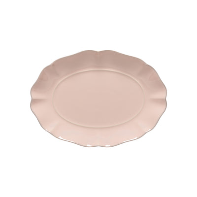 Costa Nova Rosa oval platter 30/40 cm in Rosé stoneware