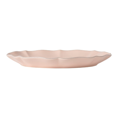Costa Nova Rosa oval platter 30/40 cm in Rosé stoneware