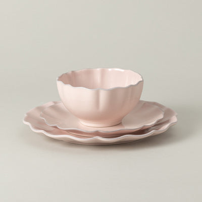 Costa Nova Rosa 12-piece stoneware set
