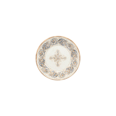 Costa Nova Sardegna bread plate 16 cm in White-Cagliari Blue stoneware